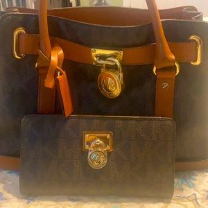 Michael Kors purse and wallet